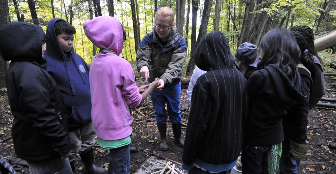 Students discover forest flora and fauna at Albion Hills Field Centre